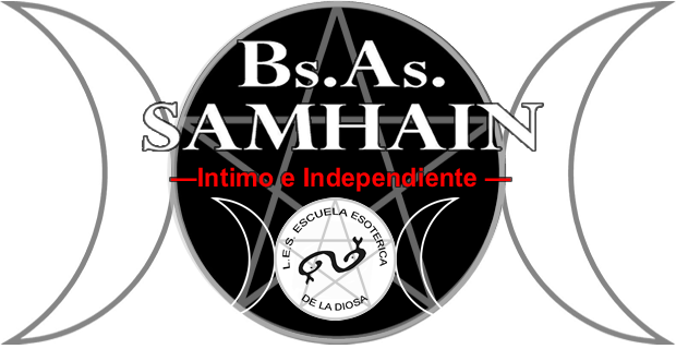 Logo del evento anual BsAs Samhain 2024 La Tradición de las Brujas